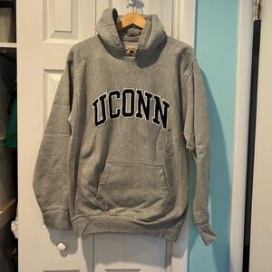 Steve & Barry's Gray UCONN Hoodie Sweater